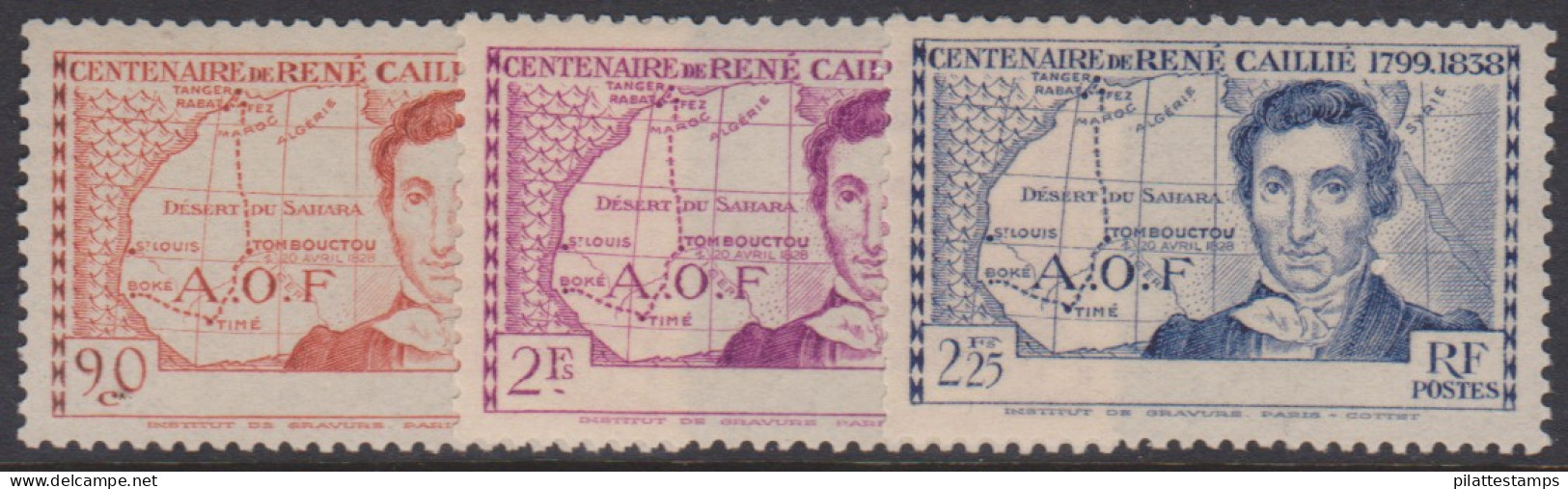 Côte D'ivoire 141a/43a** Variété Sans Légende - Andere & Zonder Classificatie