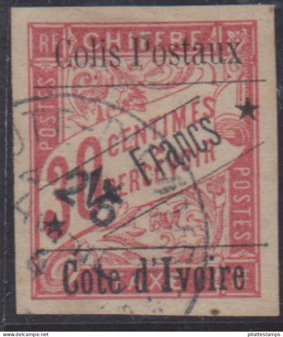 Côte D'ivoire Colis Postal 10c Obl - Other & Unclassified