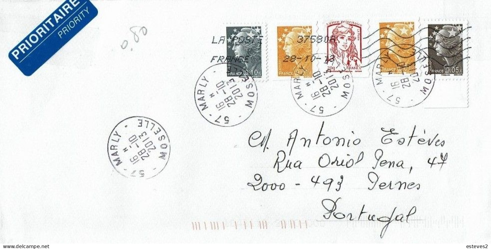 France , Marianne , Marly Postmark - Beroemde Vrouwen