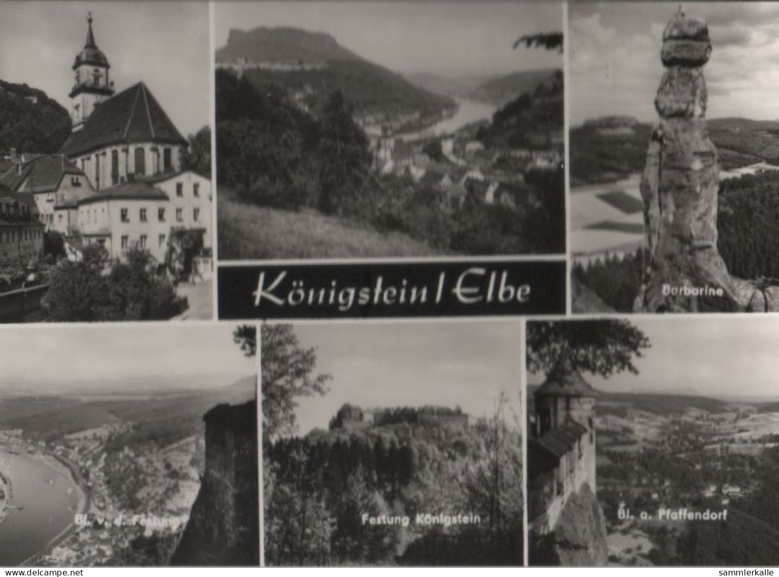 39682 - Königstein - U.a. Festung - 1974 - Koenigstein (Saechs. Schw.)