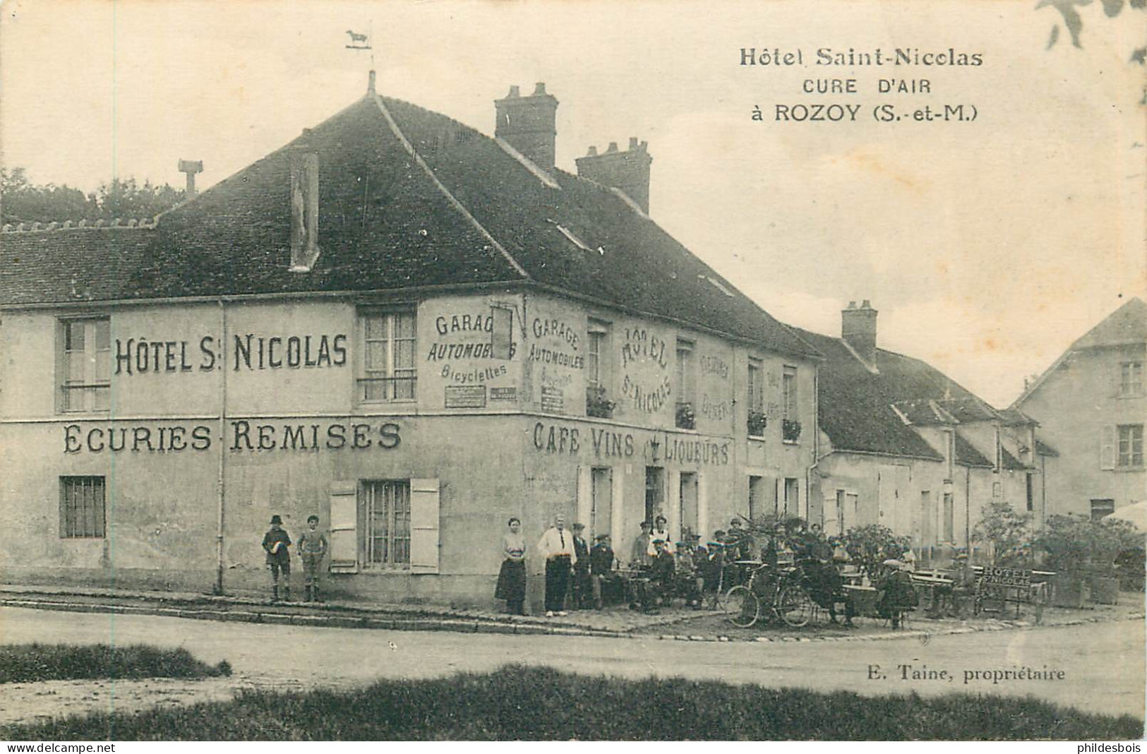 SEINE ET MARNE  ROZOY EN BRIE  Hotel SAINT NICOLAS ( Cure D'air ) - Rozay En Brie