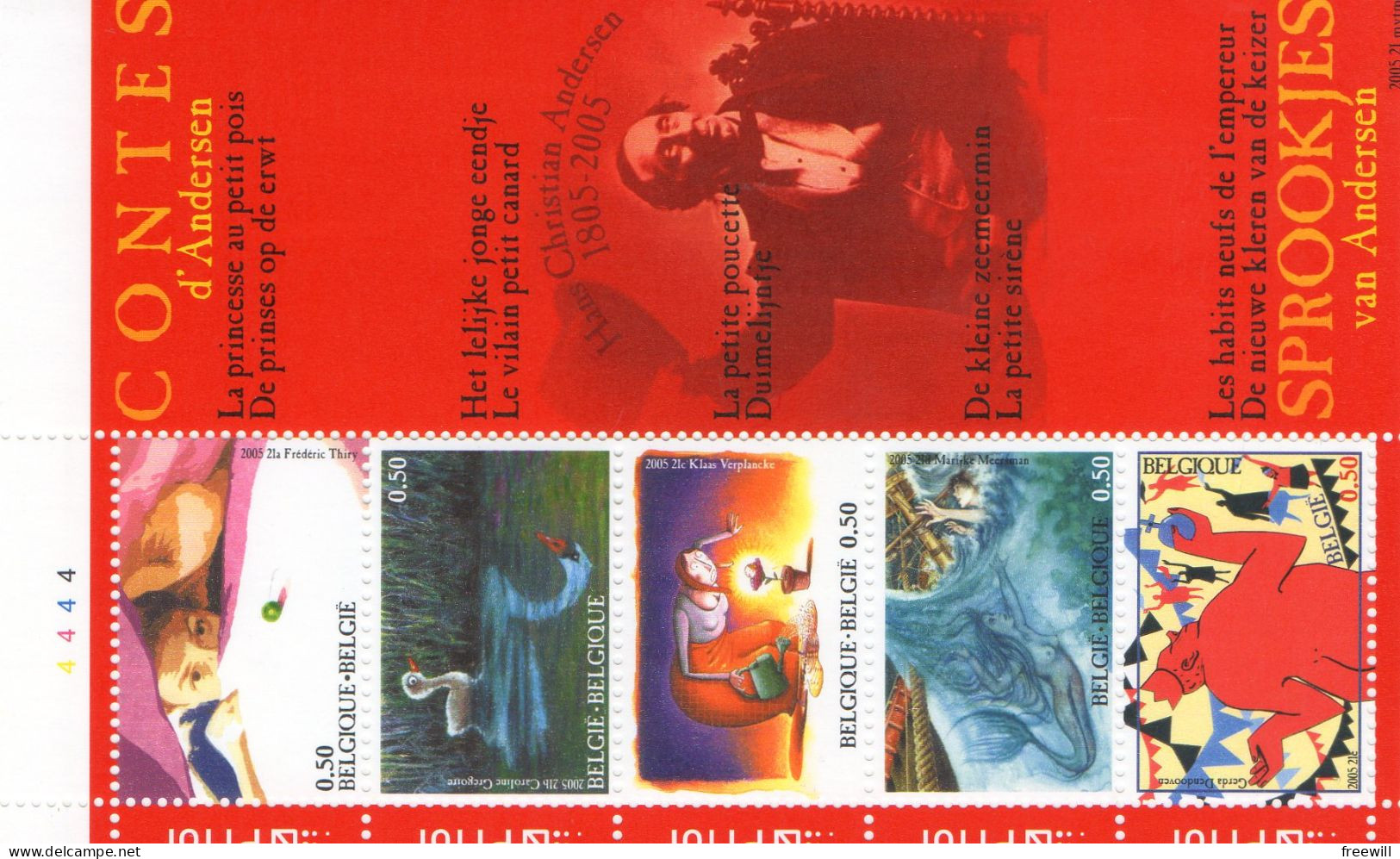 Belgiques België Belgium Contes D' Andersen XXX 2005 - 1997-… Validité Permanente [B]