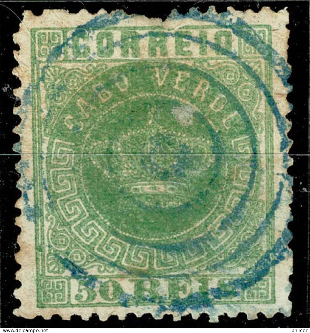 Cabo Verde, 1877, # 6 Dent. 12 3/4, Used - Cape Verde