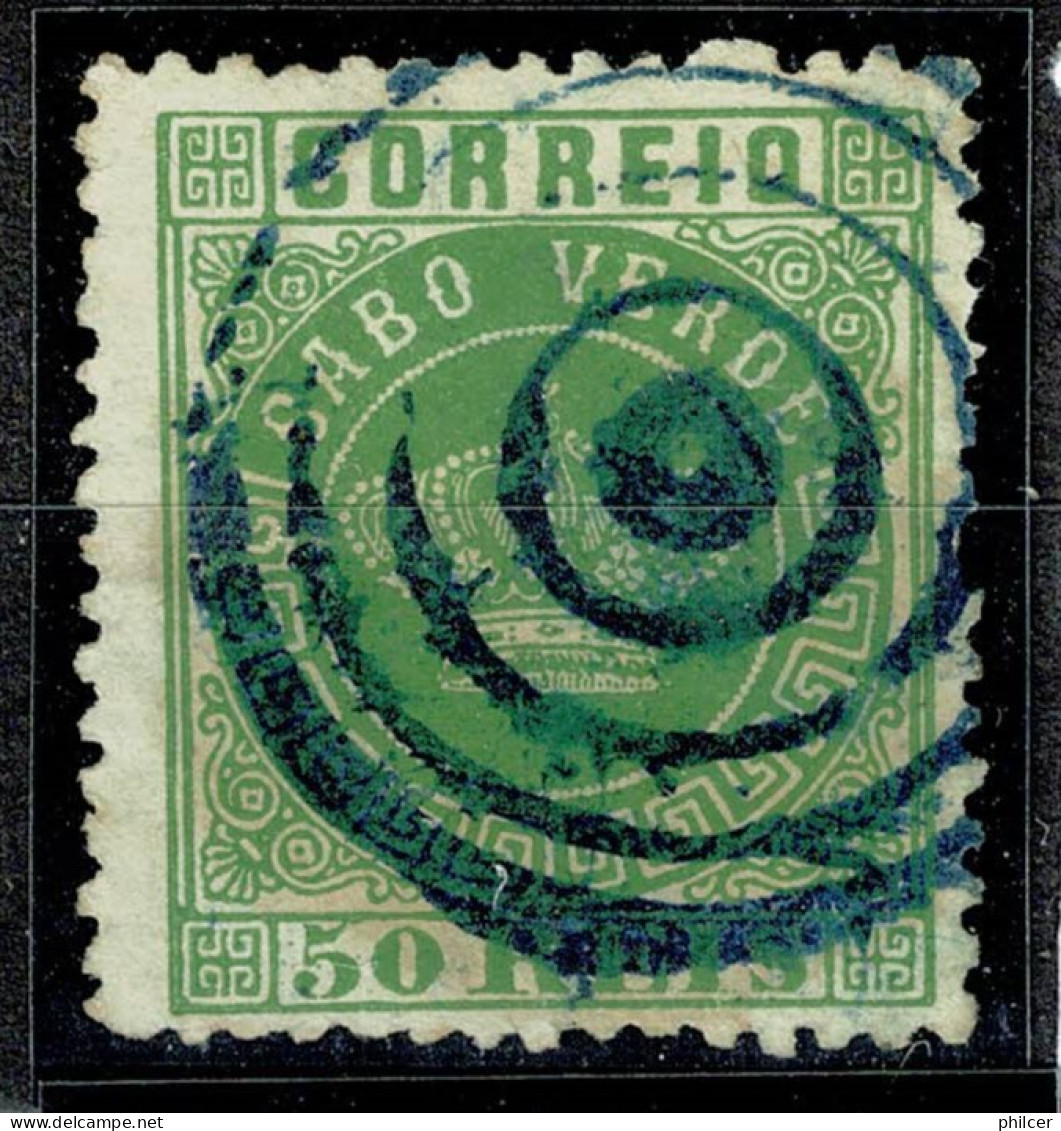 Cabo Verde, 1877, # 6 Dent. 12 1/2, Used - Islas De Cabo Verde