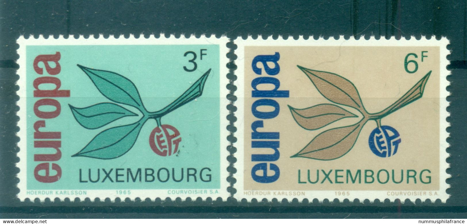 Luxembourg 1965 - Y & T N. 670/71 - Europa (Michel N. 715/16) - Ongebruikt
