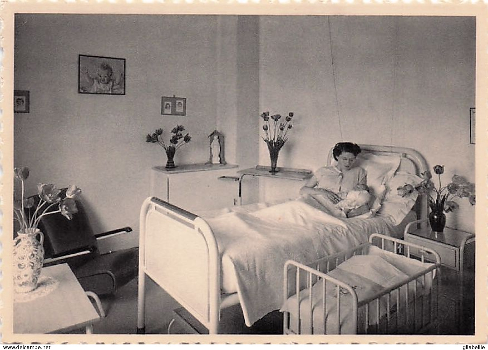 BORNEM - St Jozefklinick - O.L V moederhuis - Mediche dienst - 15 kunstzichtkaarten - in perfecte staat