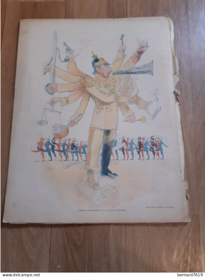 Journal Humoristique - Le Rire N° 212 -  Annee 1898 - Tournee Guillaume II -turquie ,palestine, Chasse Aux Armeniens ,je - 1850 - 1899