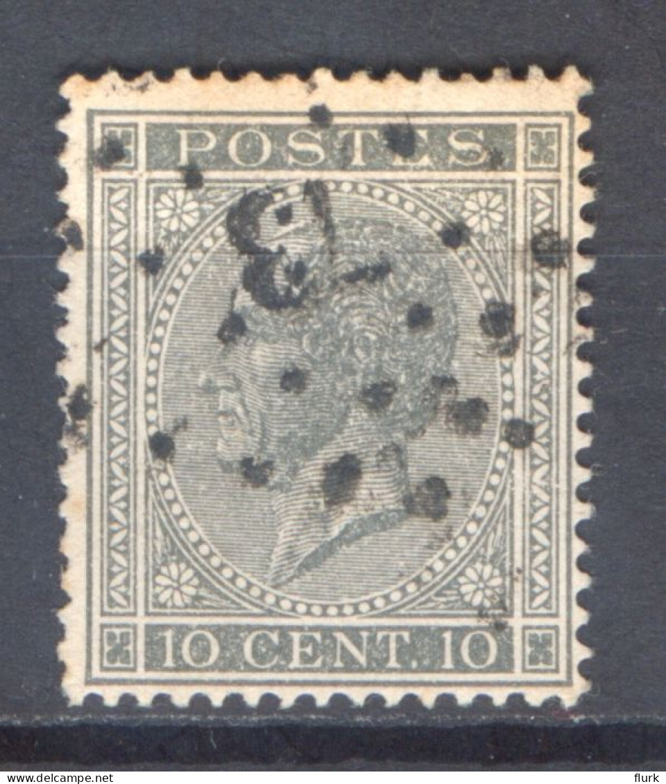 België OCB17 Gestempeld Pt73 Cappellen COBA €10 - 1865-1866 Profile Left