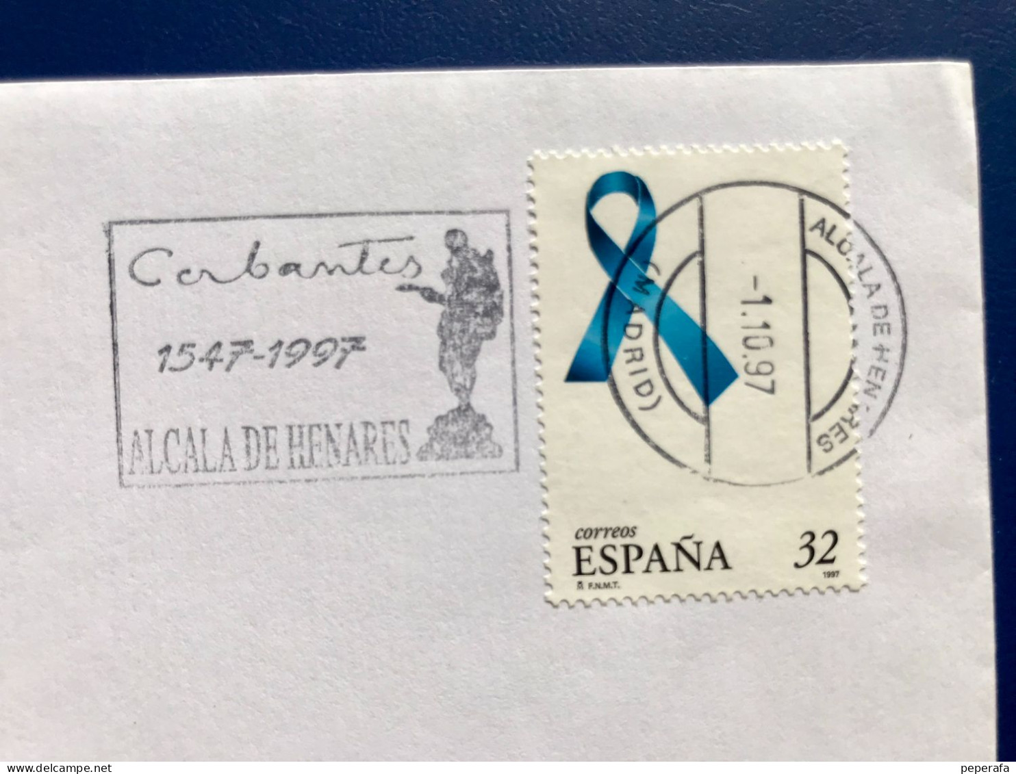 Spain España 1997, CERVANTES ALCALÁ DE HENARES, MATASELLO ESPECIAL, SOBRE (2) - Ongebruikt