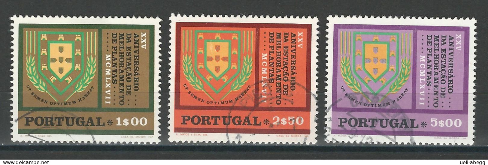 Portugal Mi 1102-04 O - Gebruikt