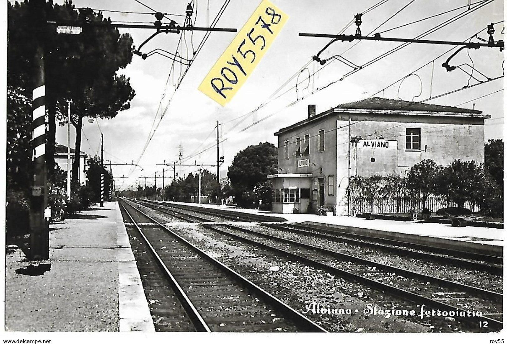 Umbria Terni Alviano Stazione Ferroviaria Veduta Interno Stazione Ferroviaria Di Alviano - Stations Without Trains