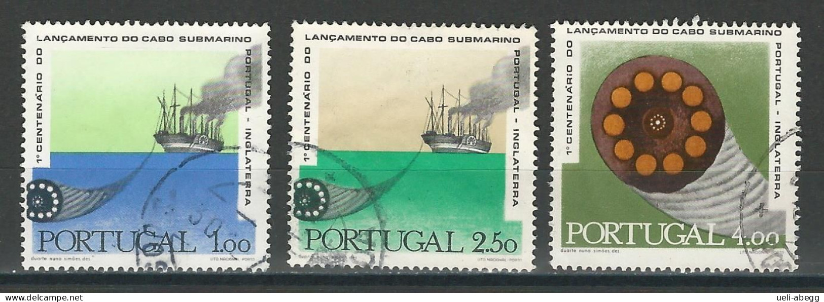 Portugal Mi 1113, 1114, 1116 O - Oblitérés