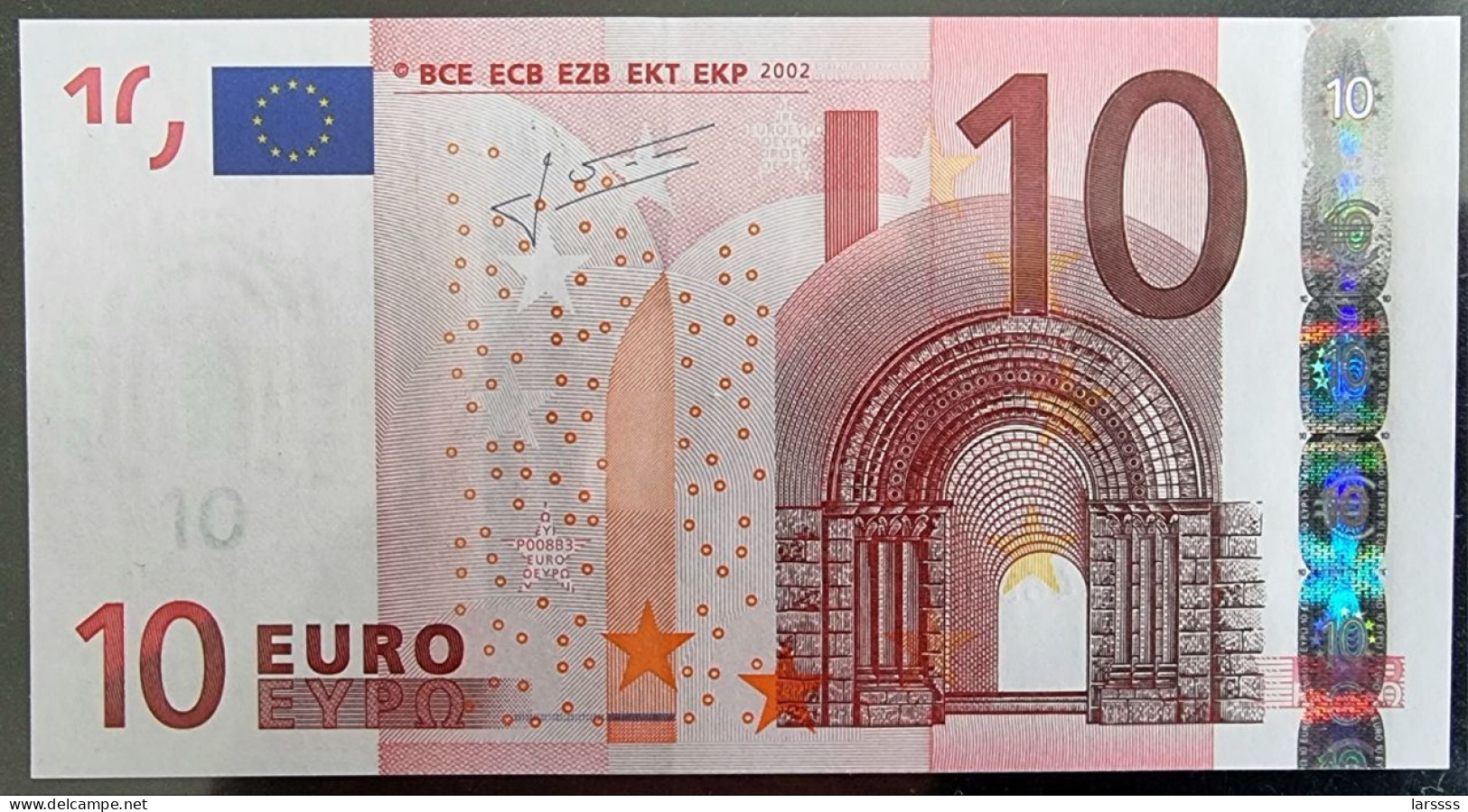 1 X 10€ Euro Trichet P008B3 X28528846382 - UNC - 10 Euro