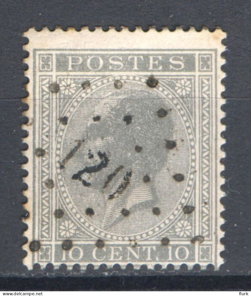 België OCB17 Gestempeld Pt120 Esemael COBA €20 - 1865-1866 Profil Gauche