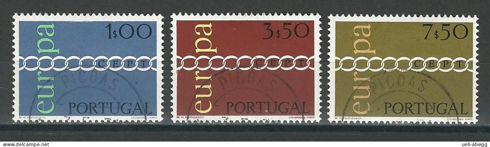 Portugal Mi 1127-29 O - Gebruikt