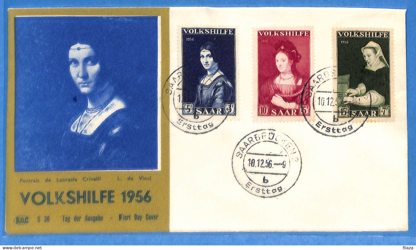 Saar - 1957 - Carte Postale FDC De Saarbrücken - G31908 - FDC