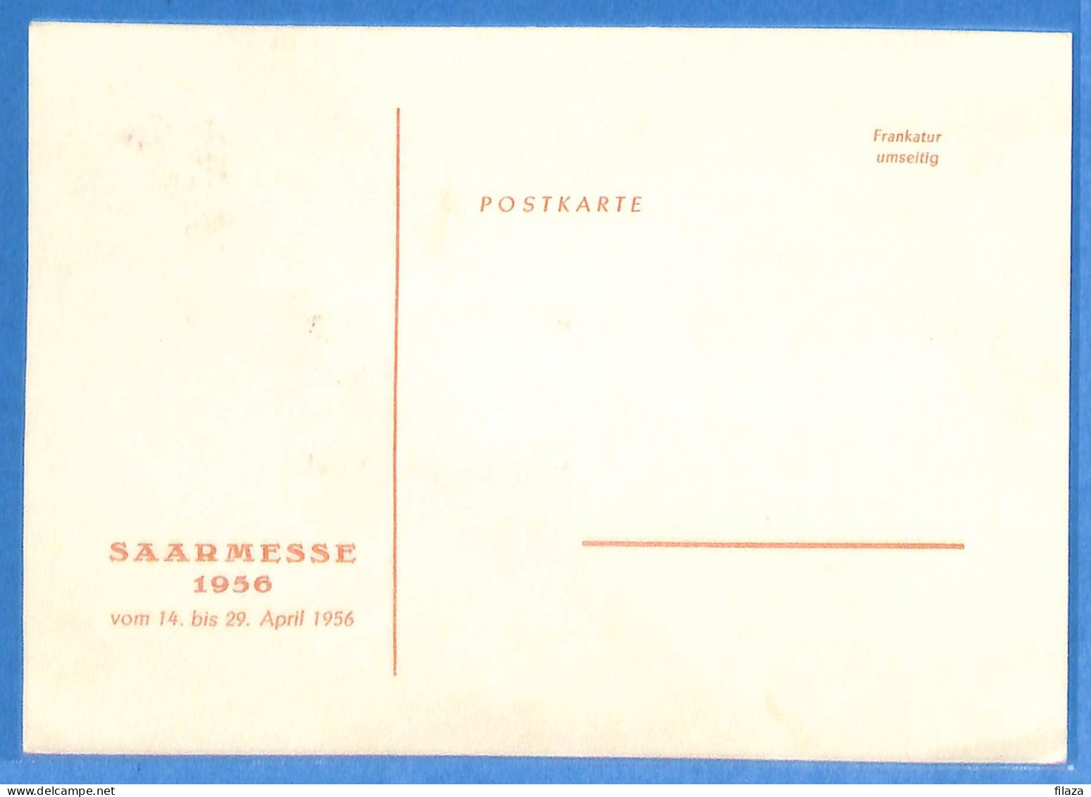 Saar - 1956 - Carte Postale FDC De Saarbrücken - G31888 - FDC