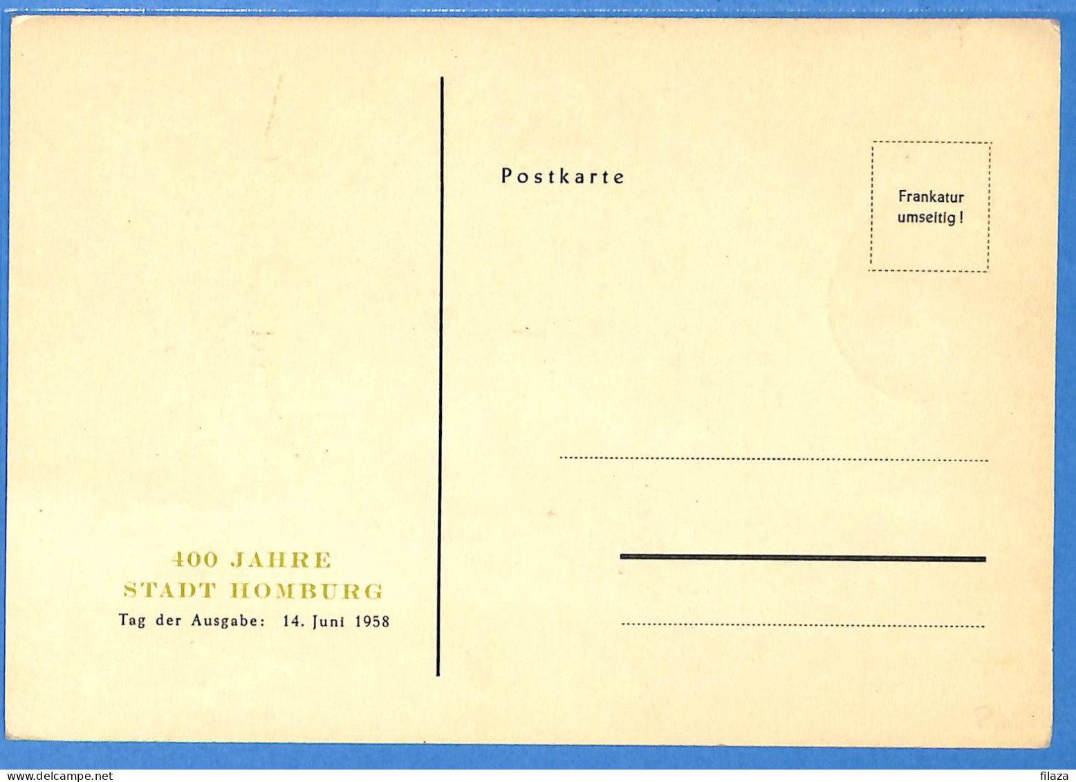 Saar - 1958 - Carte Postale FDC De Saarbrücken - G31882 - FDC