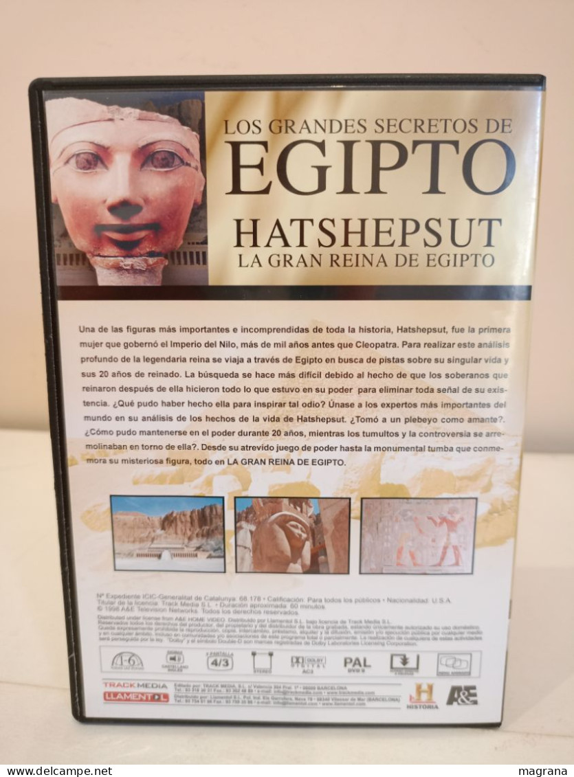 Película Dvd. Los Grandes Secretos De Egipto. Hatshepsut. La Gran Reina De Egipto. Historia. 1998. - Geschiedenis