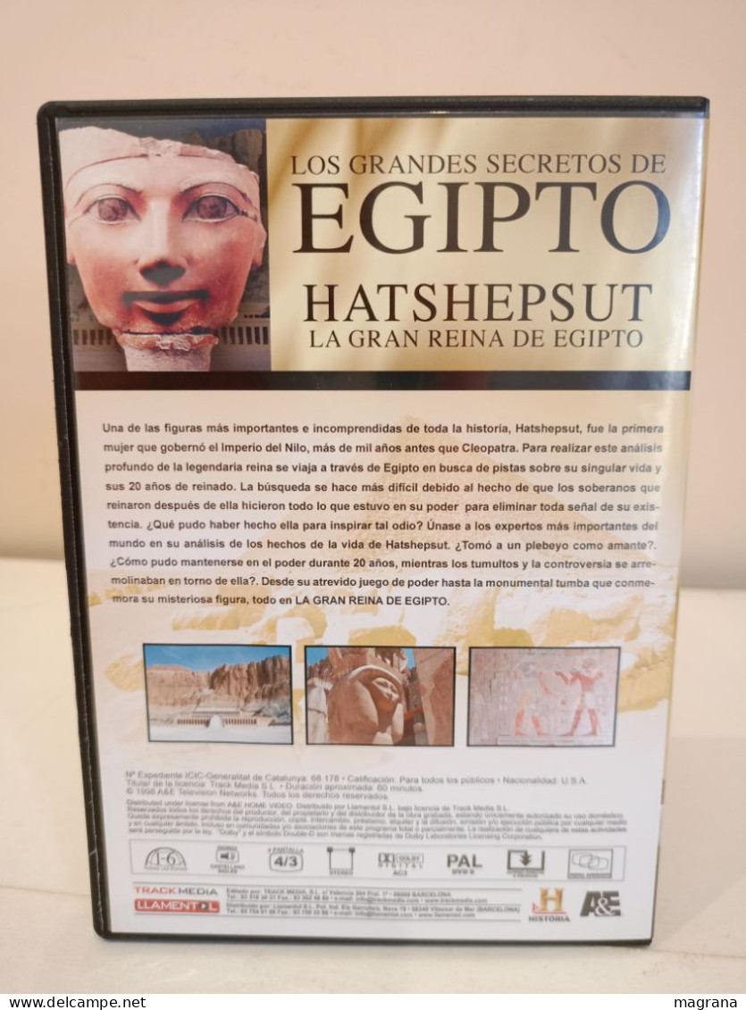 Película Dvd. Los Grandes Secretos De Egipto. Hatshepsut. La Gran Reina De Egipto. Historia. 1998. - Geschichte