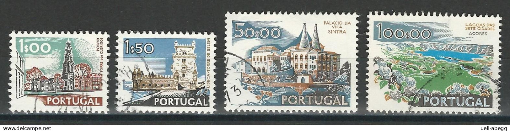 Portugal Mi 1156-58 I, 1159 VII O - Usado