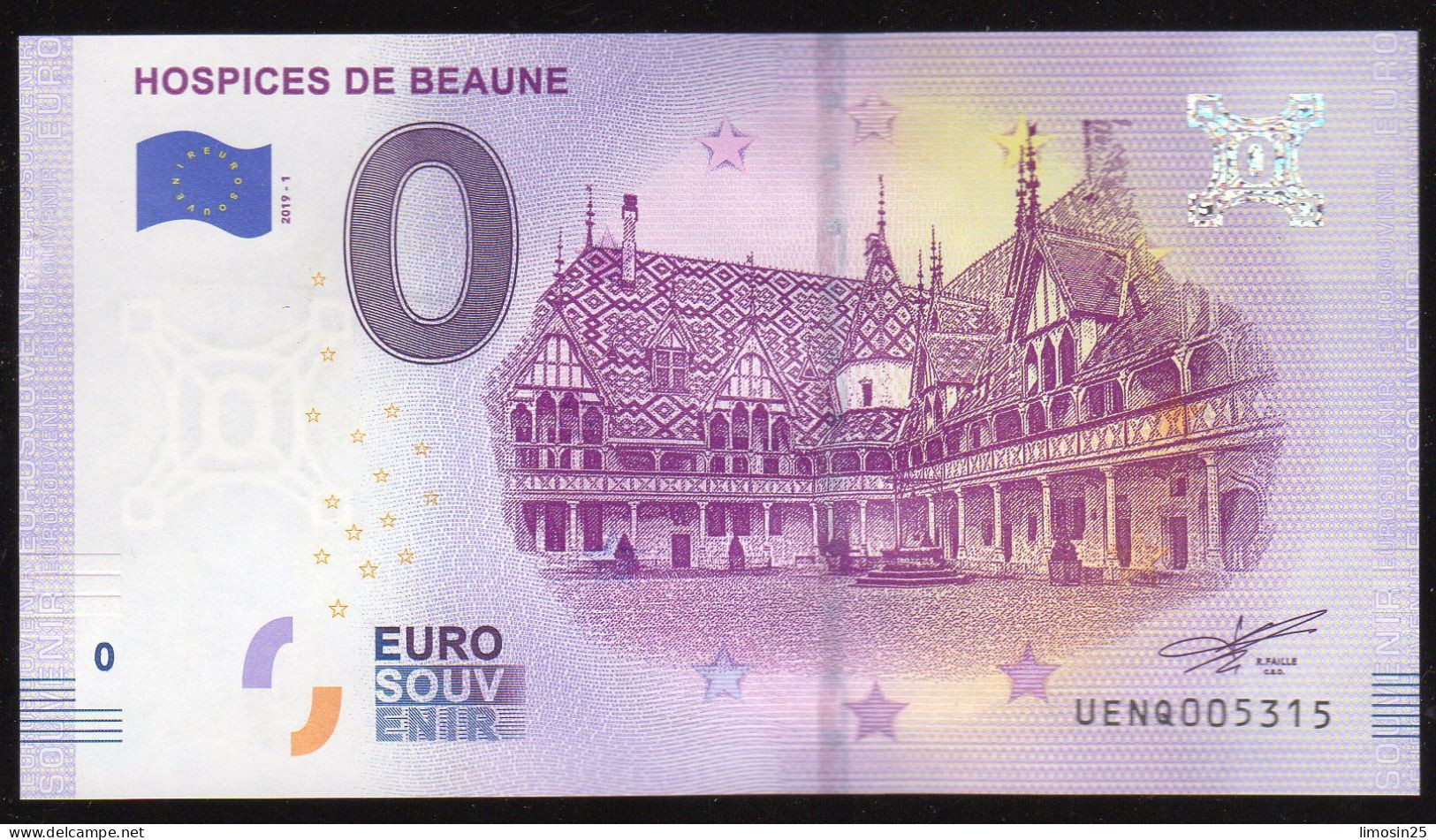 HOSPICES DE BEAUNE (21) - 2019 - Specimen