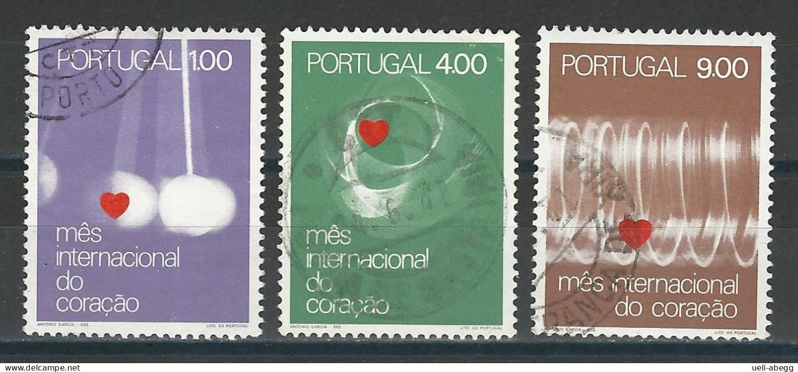 Portugal Mi 1163-65 O - Gebruikt