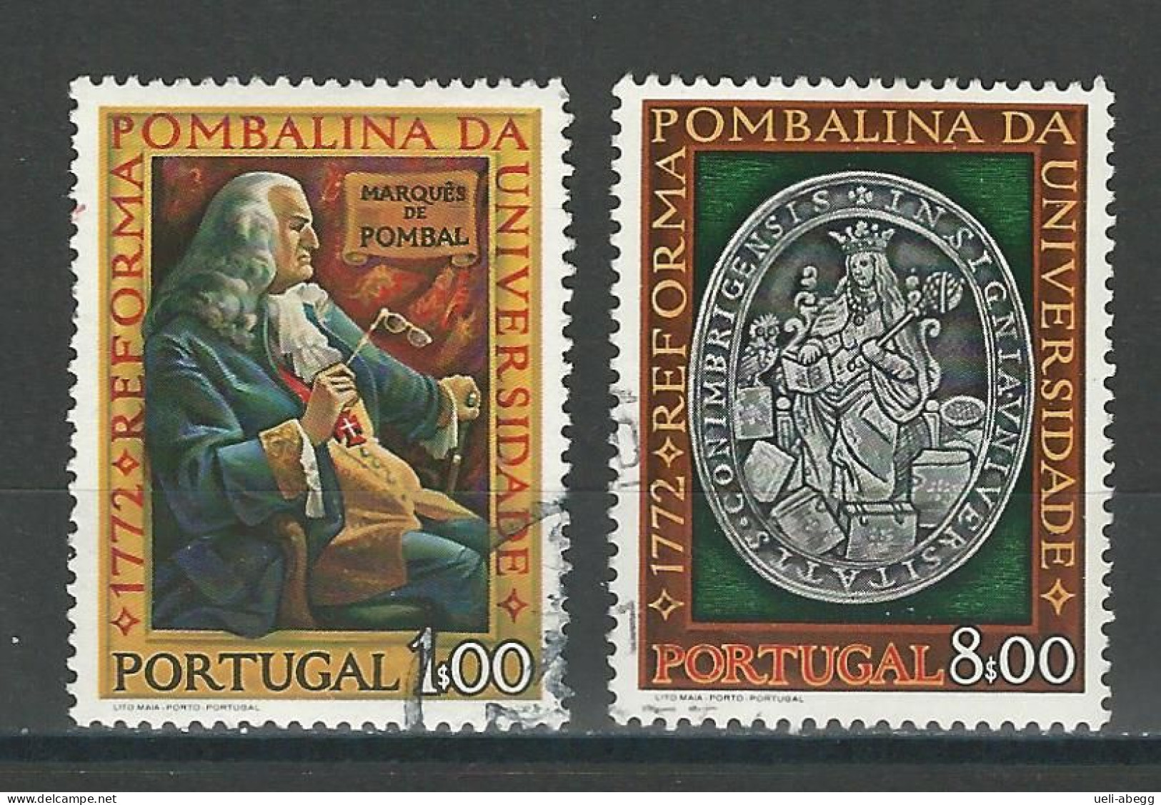 Portugal Mi 1178, 1180 O - Usati