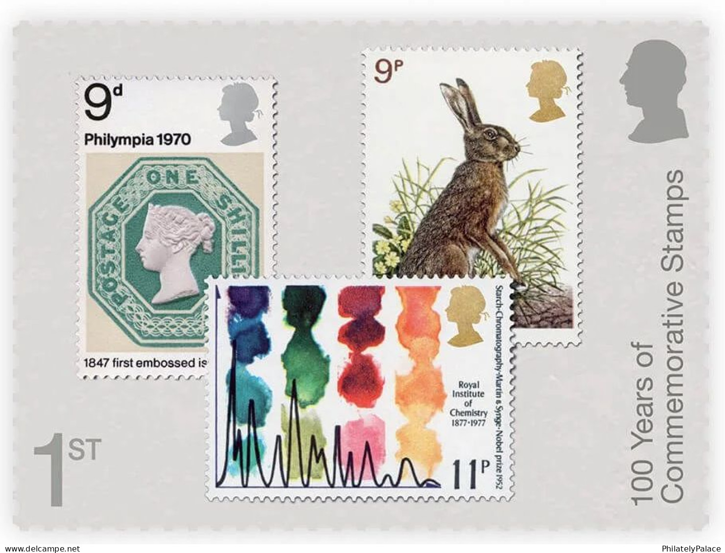 Great Britain (UK) New 2024 ,Stamp on Stamp, Lion,Queen,Butterfly,Flower,Music,Presentation Pack, Set of 10, MNH (**)