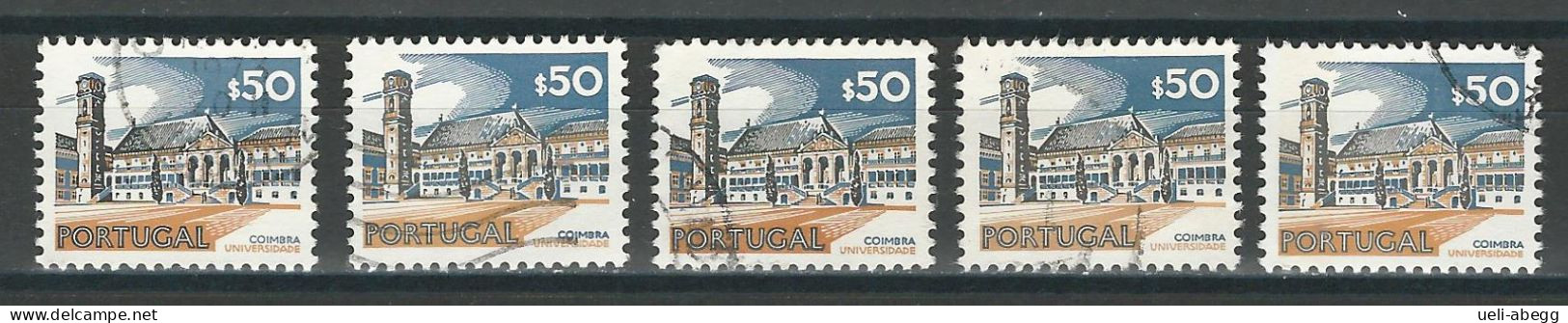 Portugal Mi 1189 I-V (1972-76) O - Gebruikt