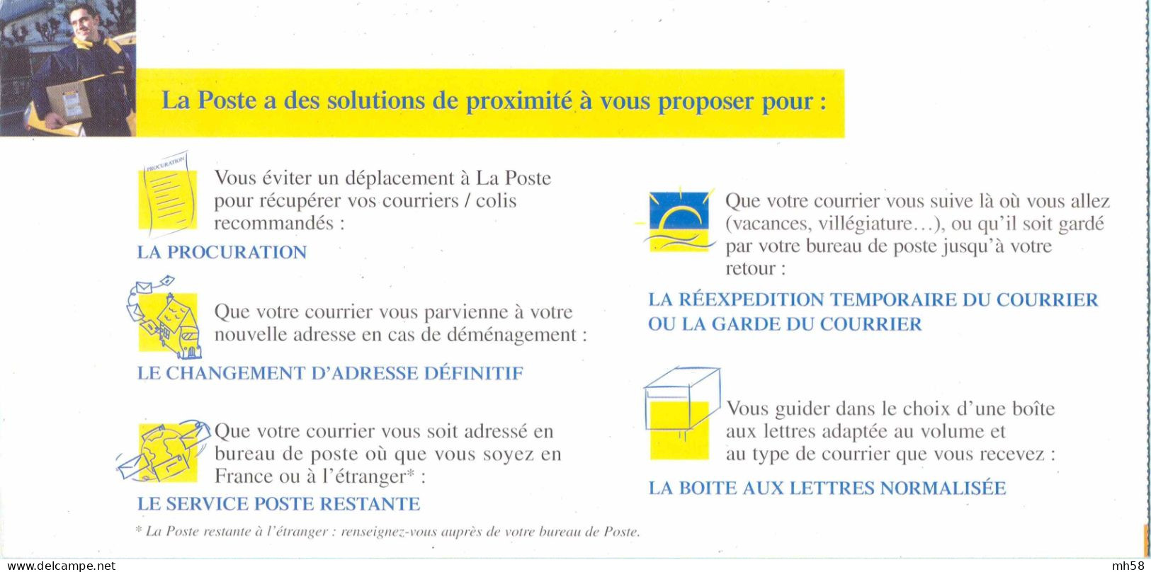 Entier FRANCE - PAP Enveloppe Service HORS COMMERCE Votre Facteur Vous écrit Neuf ** - TVP Voyage D'une Lettre : Facteur - Prêts-à-poster: TSC Et Repiquages Semi-officiels