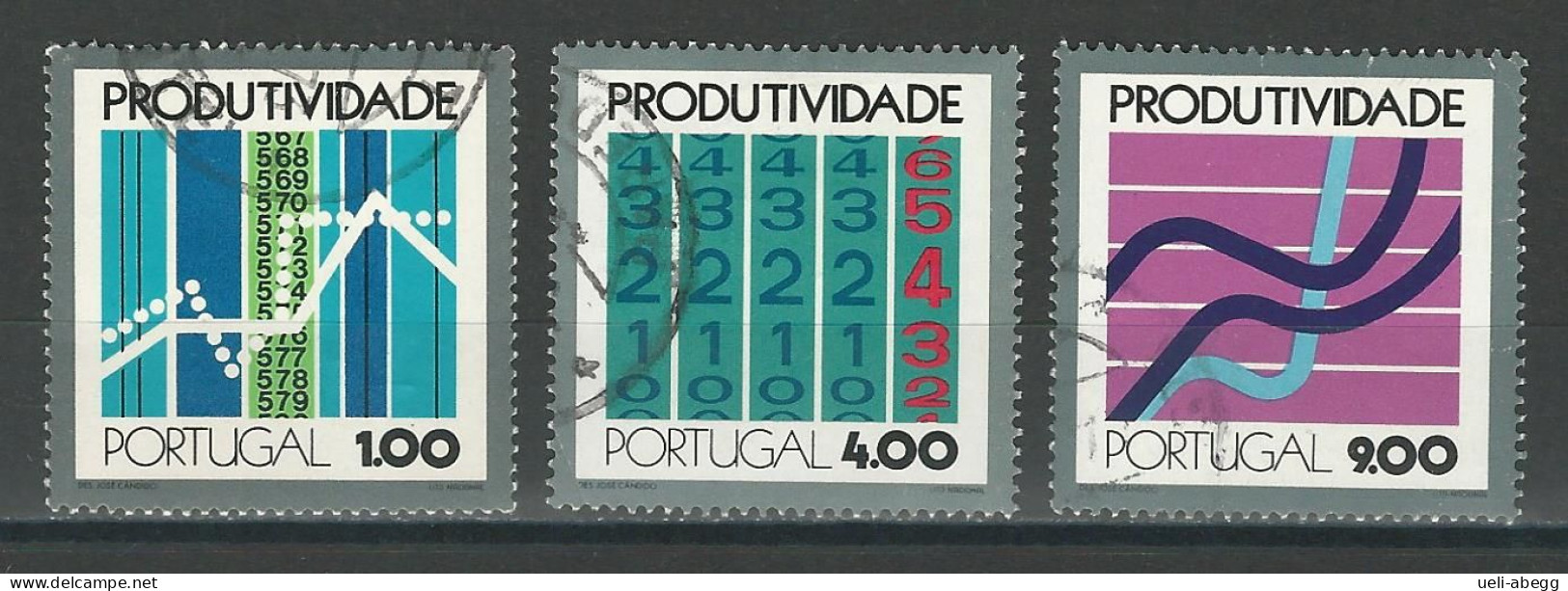 Portugal Mi 1196-98 O - Oblitérés