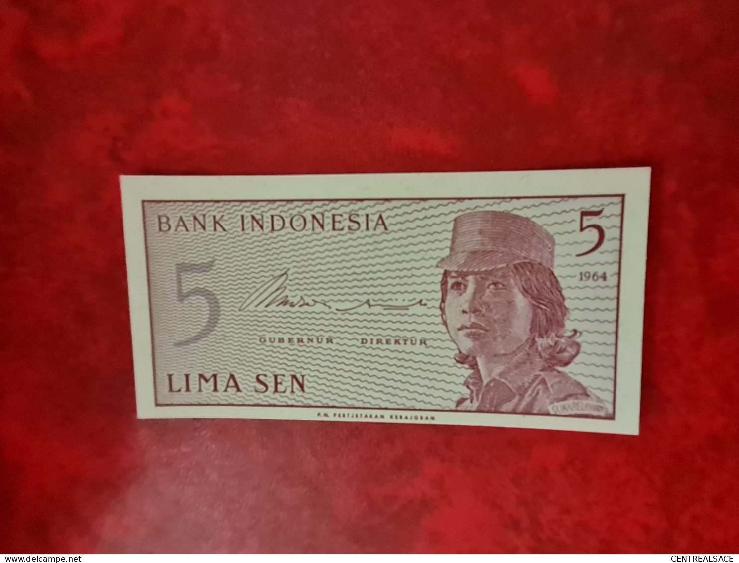 BILLET 5 LIMA SEN BANK INDONESIA INDONESIE - Unclassified