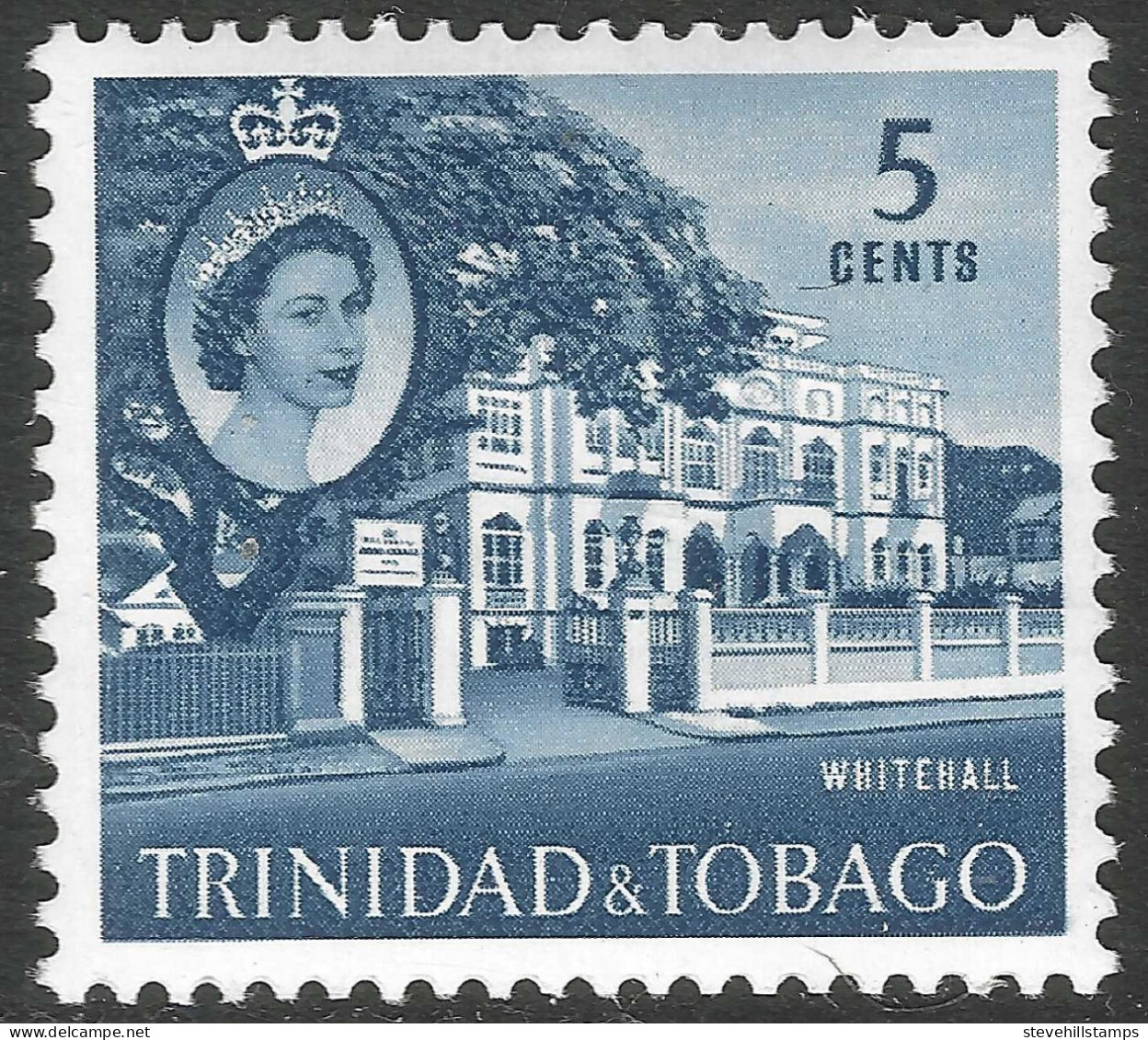 Trinidad & Tobago. 1960-67 QEII. 5c MH. SG 286. M4043 - Trinidad & Tobago (...-1961)