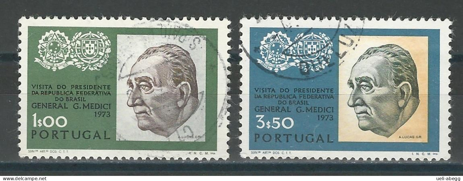 Portugal Mi 1202, 1204 O - Gebruikt