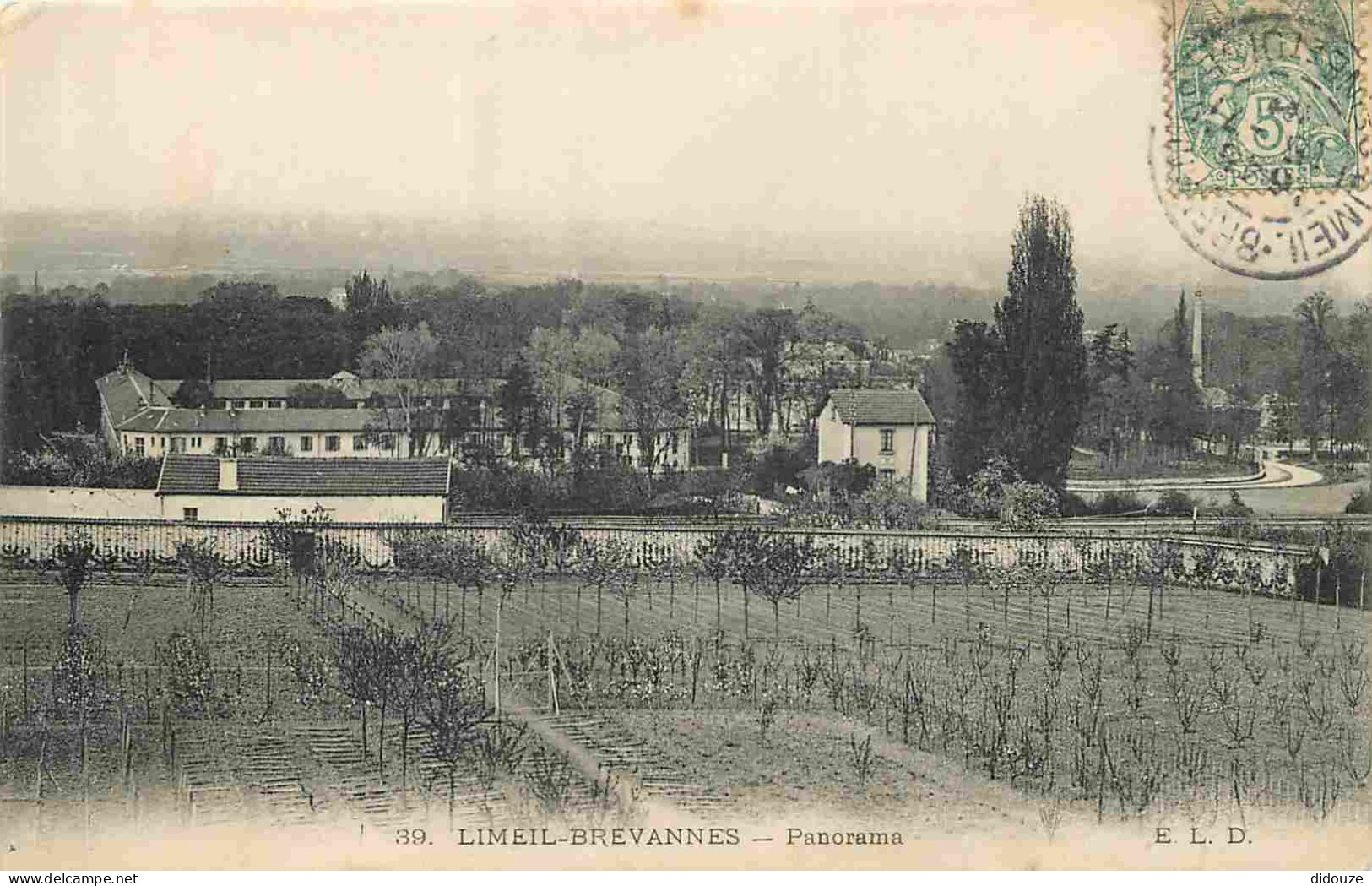 94 - Limeil Brevannes - Panorama - CPA - Oblitération Ronde De 1907 - Voir Scans Recto-Verso - Limeil Brevannes