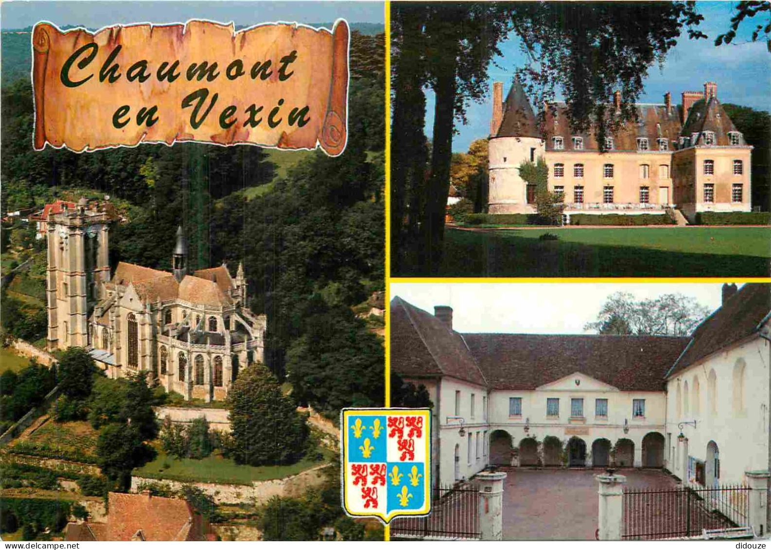 60 - Chaumont En Vexin - Multivues - Blasons - CPM - Voir Scans Recto-Verso - Chaumont En Vexin