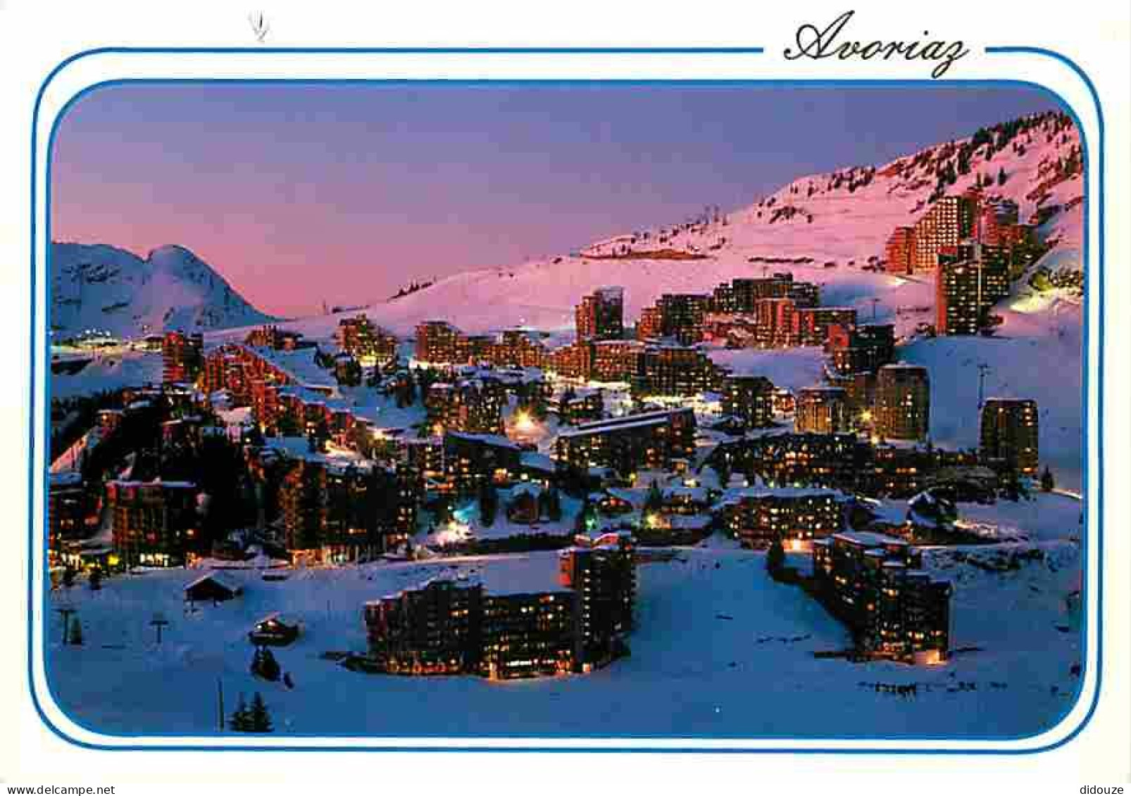 74 - Avoriaz - La Station By Night - Vue De Nuit - Hiver - Neige - Carte Neuve - CPM - Voir Scans Recto-Verso - Avoriaz