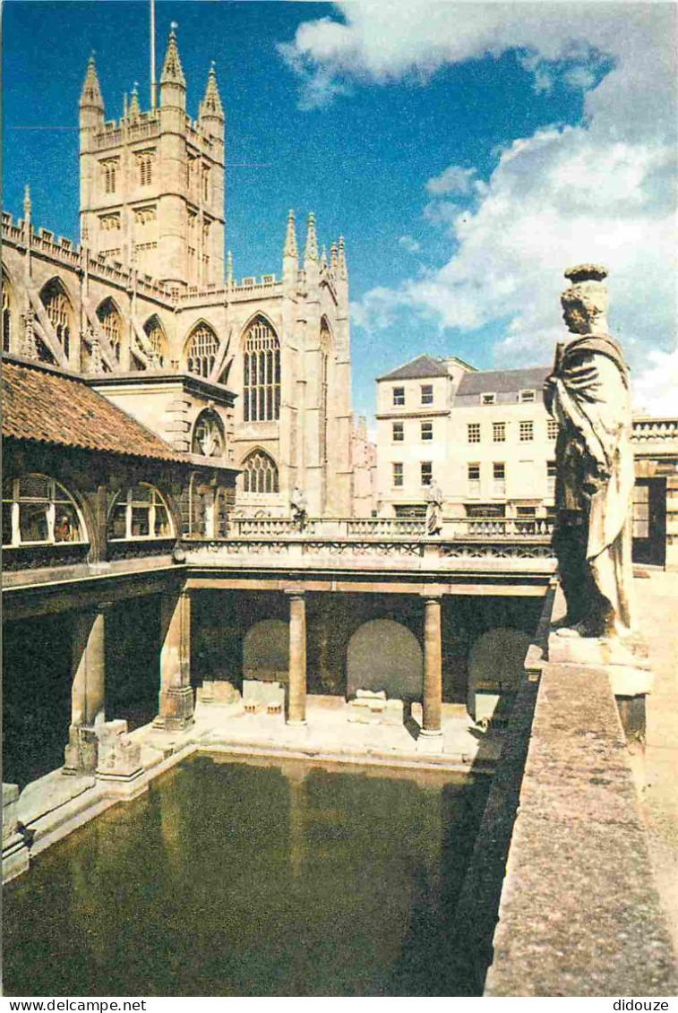 Angleterre - Bath - Bath Abbey And The Great Roman Bath - Somerset - England - Royaume Uni - UK - United Kingdom - CPM - - Bath