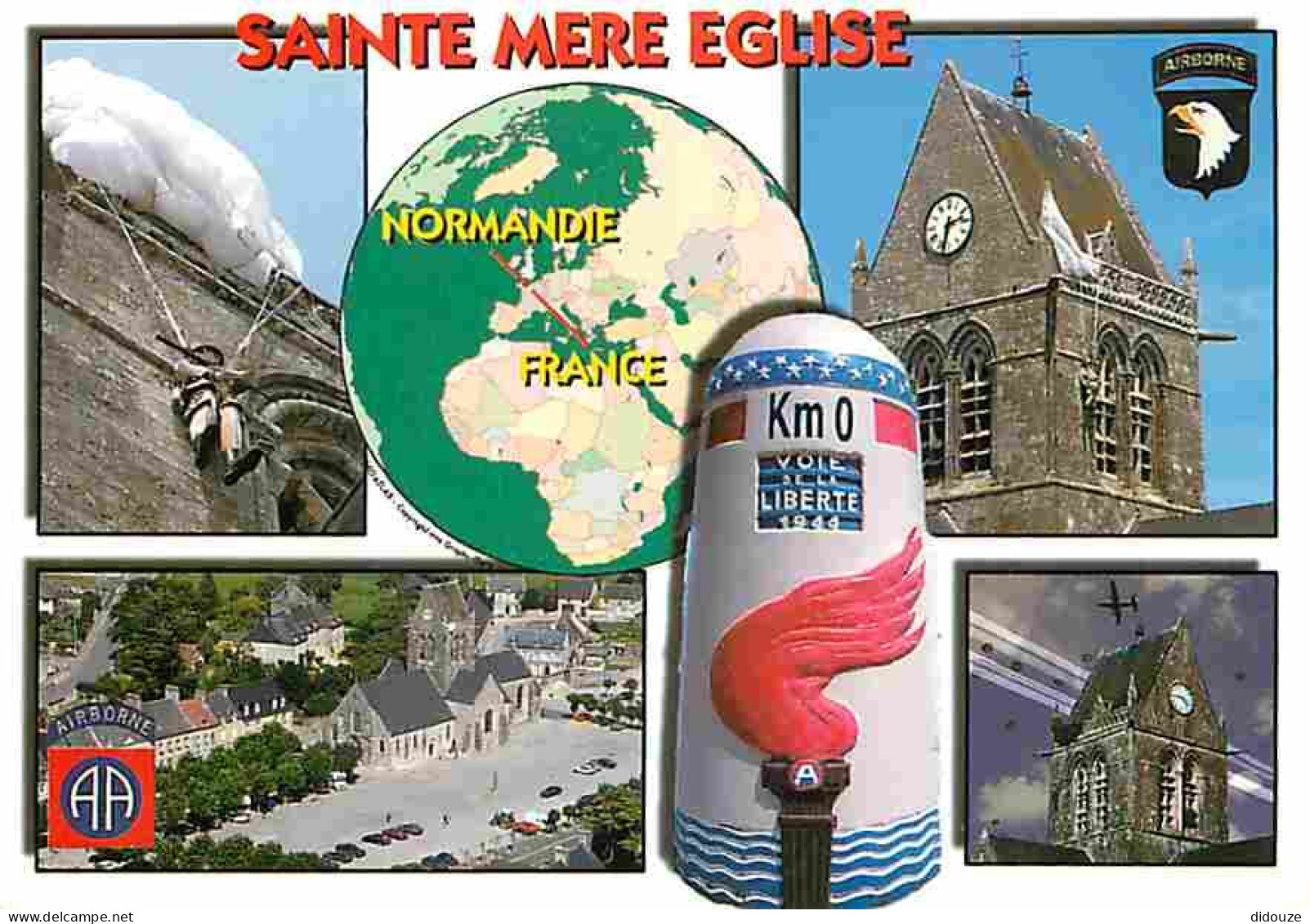 50 - Sainte Mère Eglise - Multivues - Blasons - Carte Neuve - CPM - Voir Scans Recto-Verso - Sainte Mère Eglise