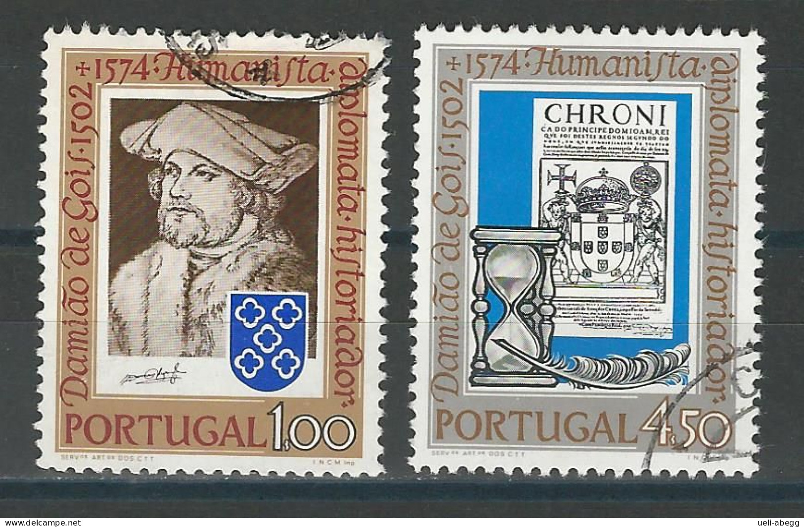 Portugal Mi 1228, 1229 O - Usado