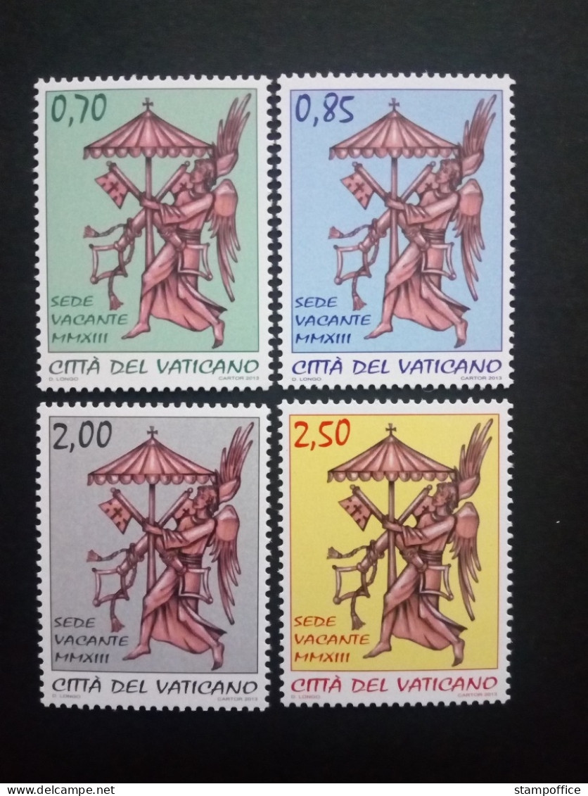 VATIKAN MI-NR. 1762-1765 POSTFRISCH(MINT) AMTSVERZICHT VON PAPST BENEDIKT XVI 2013 - Unused Stamps