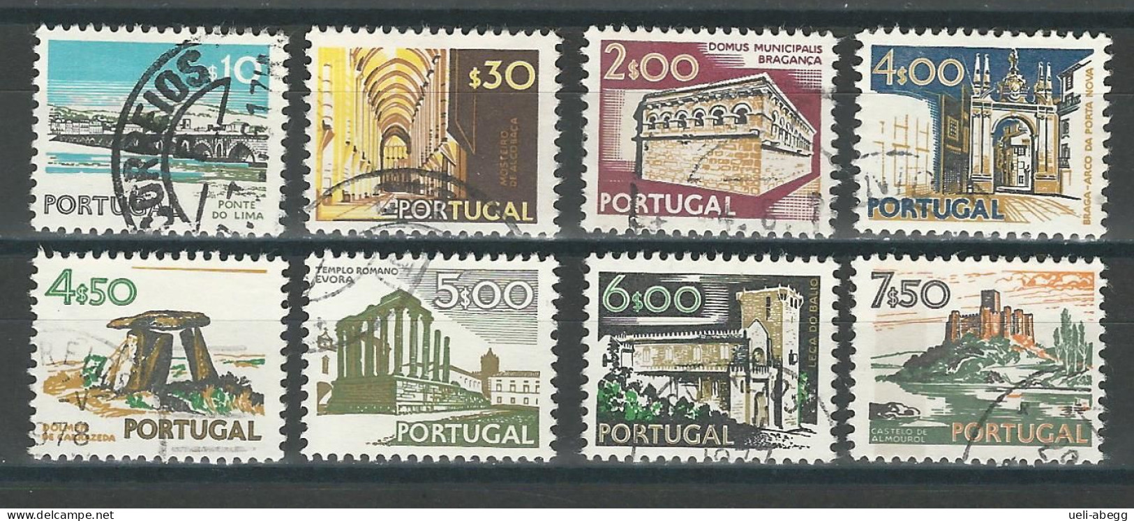 Portugal Mi 1240-47 O - Gebruikt