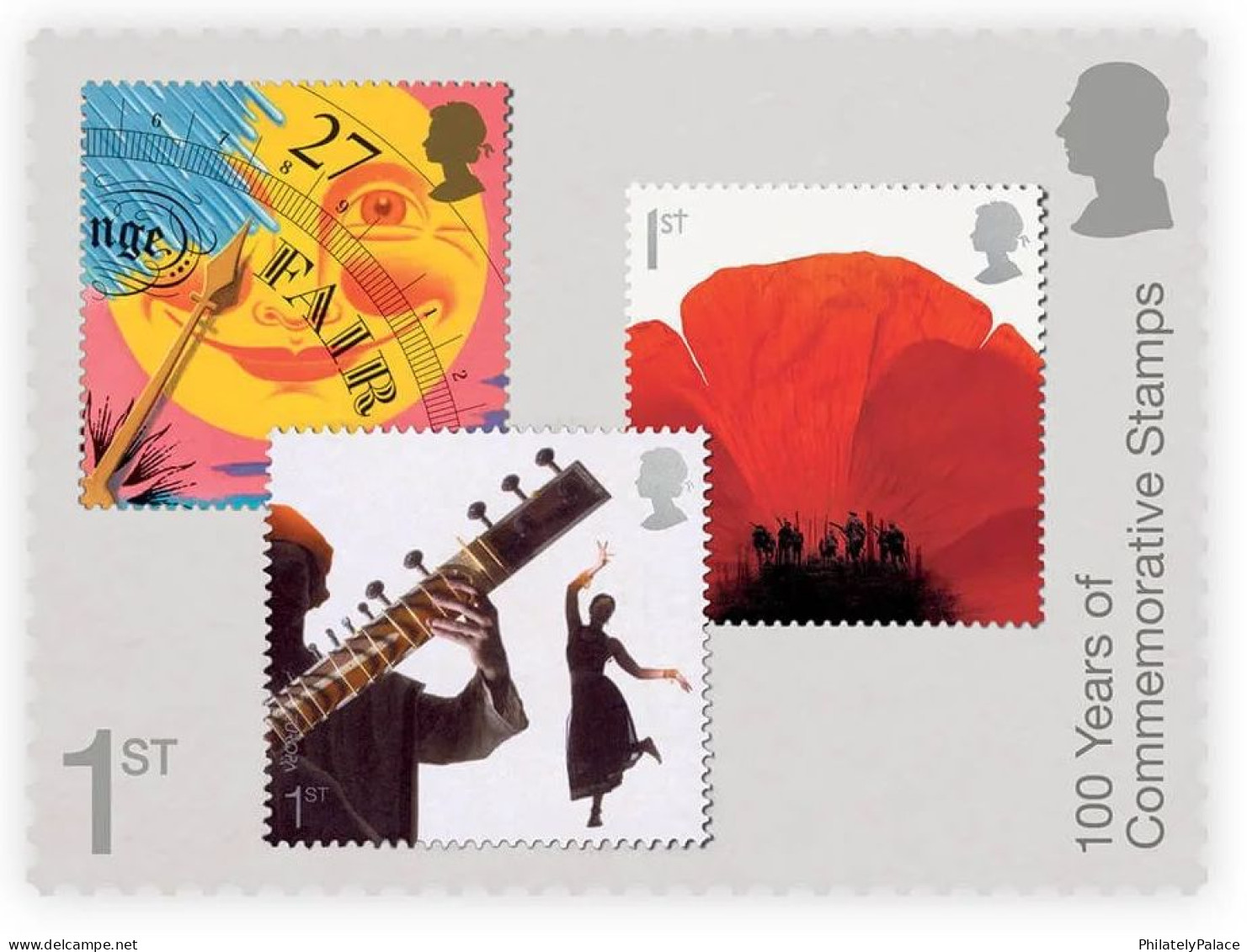 Great Britain (UK) New 2024 ,Stamp on Stamp, Lion,Queen,Butterfly,Flower,Music,Architecture, FDC Cover+ Brochure (**)