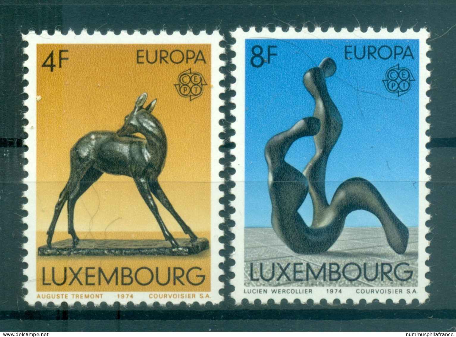 Luxembourg 1974 - Y & T N. 832/33 - Europa (Michel N. 882/83) - Unused Stamps