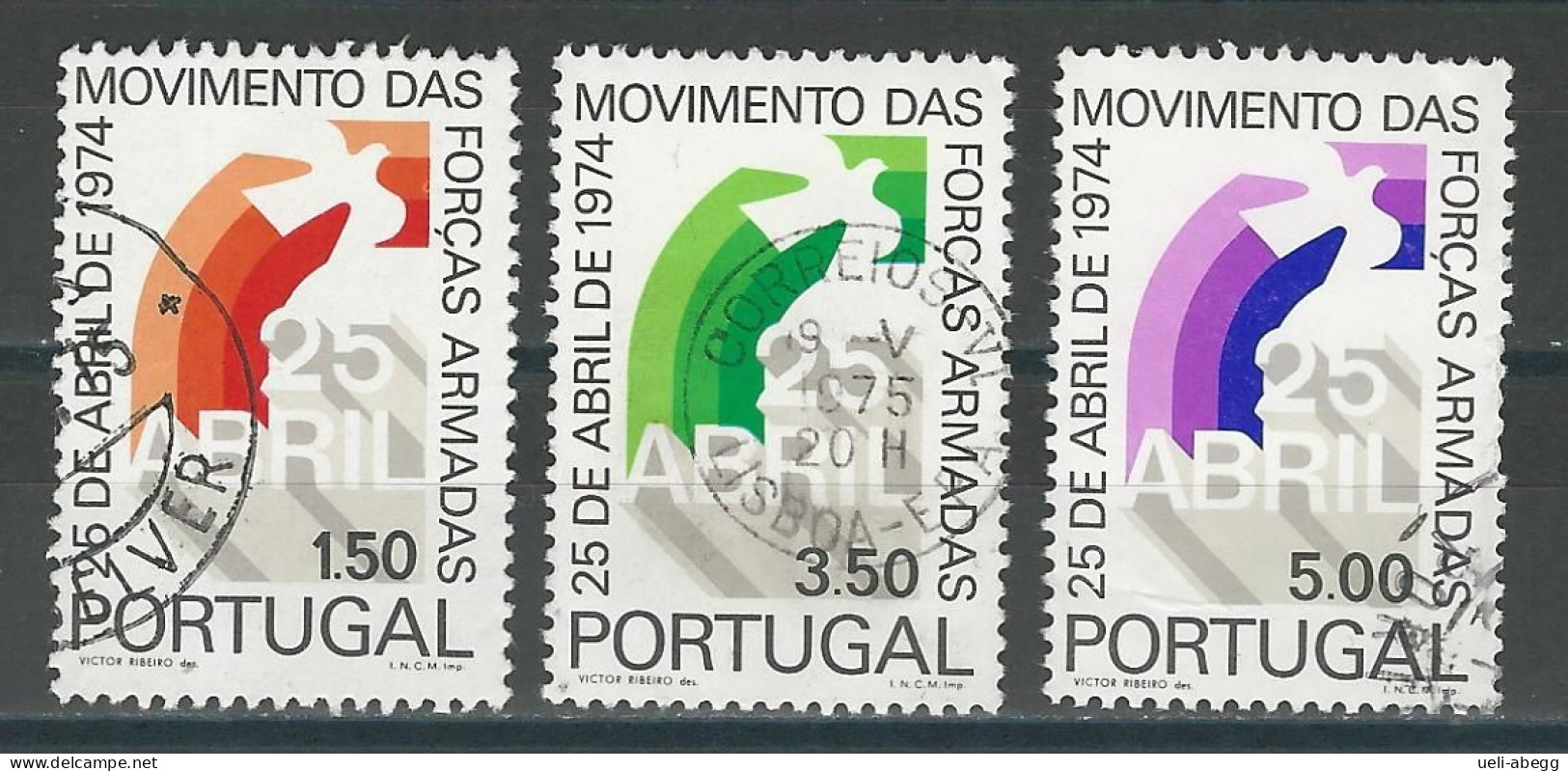 Portugal Mi 1266-68 O - Oblitérés