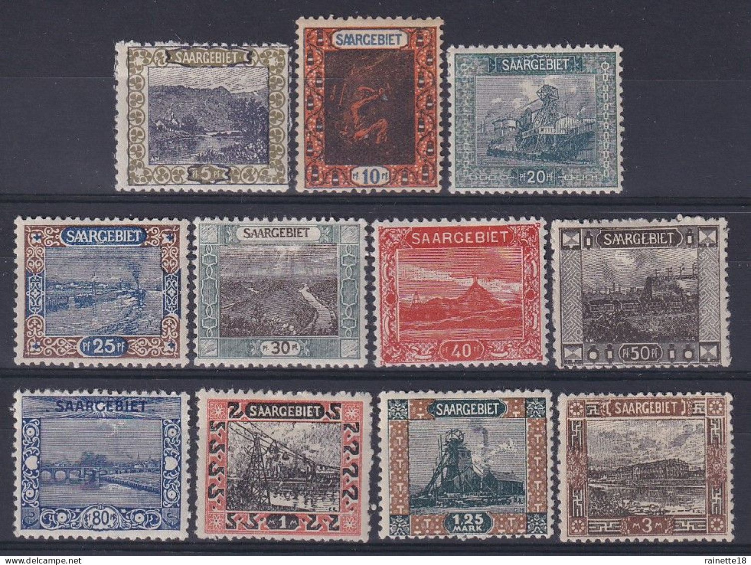 Sarre     Entre Le 53 Et Le 65 * - Unused Stamps