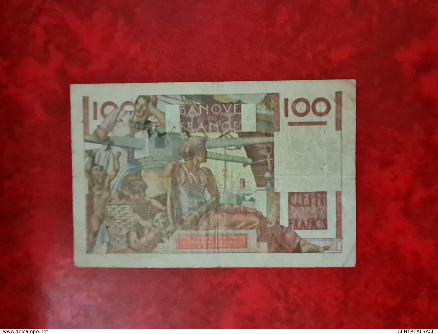 BILLET 100 FRANCS BANQUE DE FRANCE 1952 - Ohne Zuordnung