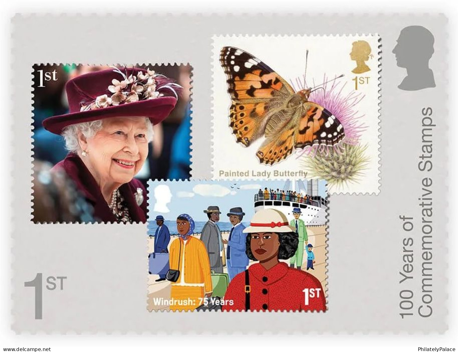 Great Britain (UK) New 2024 ,Stamp on Stamp, Lion,Queen,Butterfly,Flower,Music,Architecture, Set of 10, MNH (**)