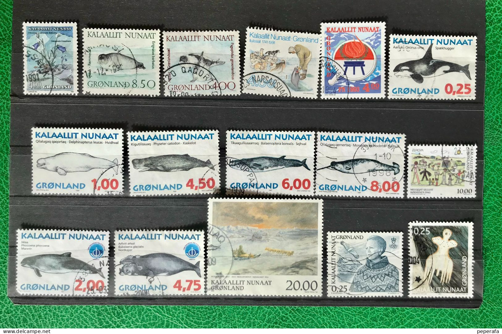 Denmark, Greenland GRØNLAND, COLLECTION (6) - Lots & Serien